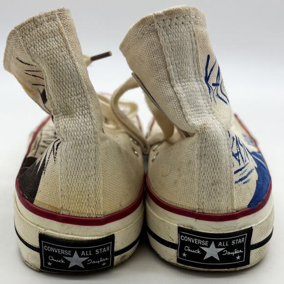 Converse Custom Designed Narut Kakasi High Top Sneakers M8.5 W10.5 Anime Skater main image 4